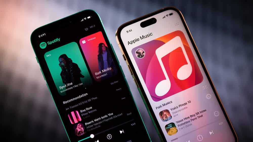 difference between spotify and apple music