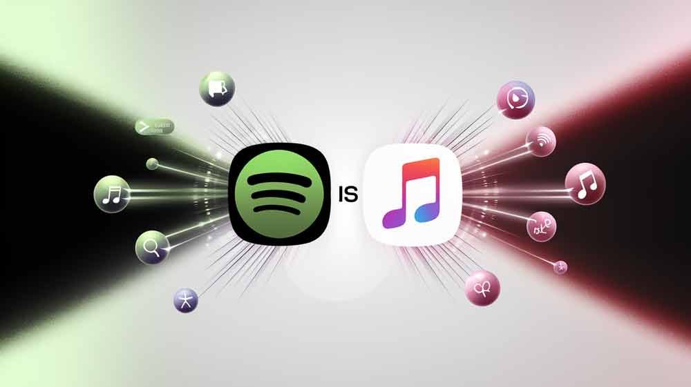 difference between spotify and apple music